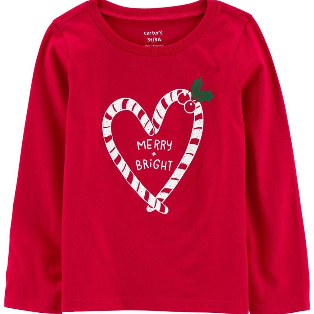 Christmas Candy Cane Tee (2T)